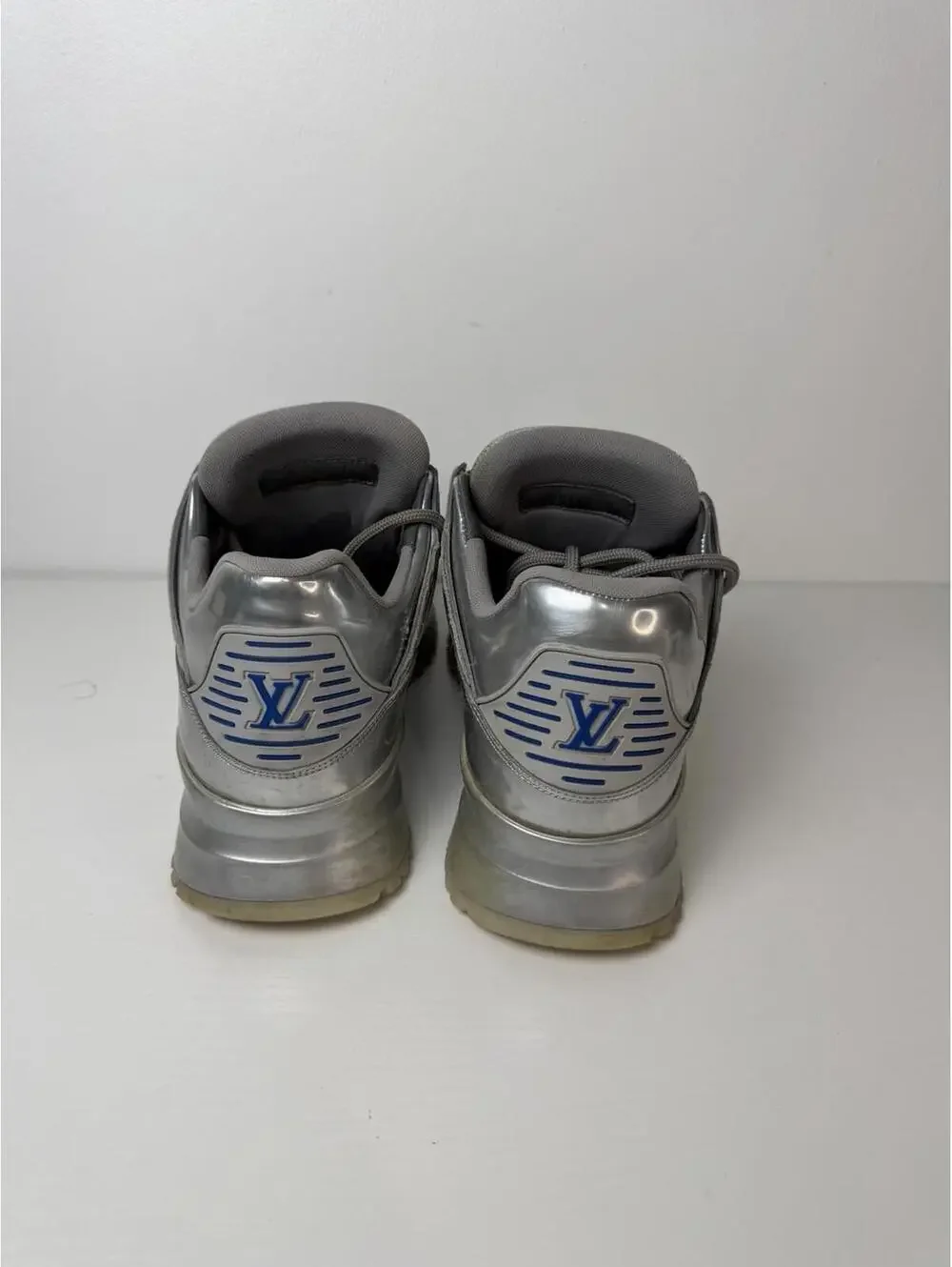 Louis Vuitton Zig Zag Sneaker Silver Blue SZ 7 LV (US 9)
